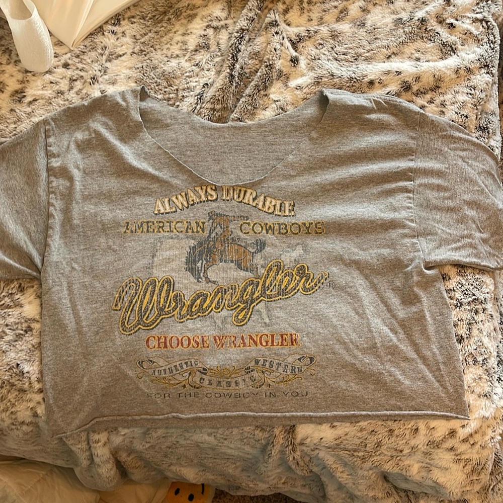 Cropped vintage wrangler’s shirt